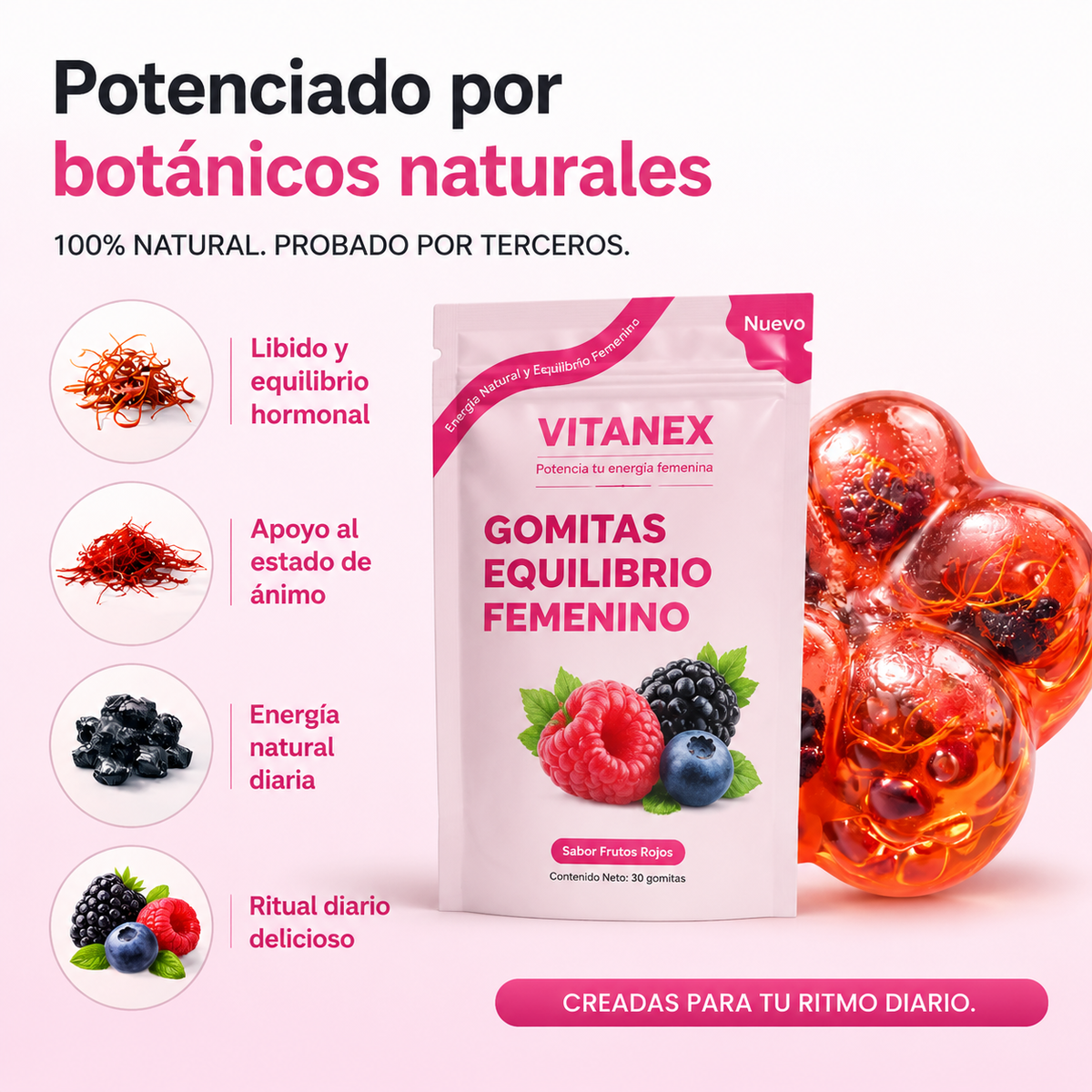 Vitanex Gomitas Equilibrio Femenino