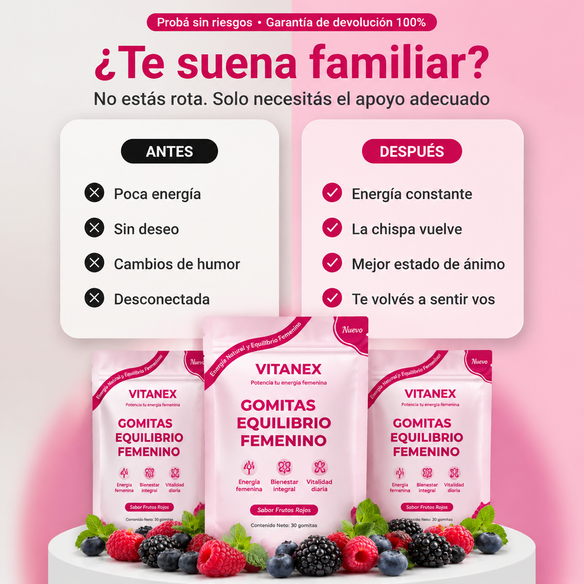 Vitanex Gomitas Equilibrio Femenino